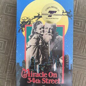 The Trump Shuttle Playhouse Video VHS Tape Miracle on 34th Street NEW SEALED